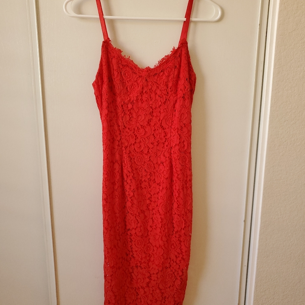 Red wine dress, size small, for partys, new/unused